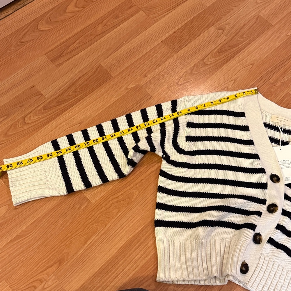 New Sezane Striped Cardigan. Medium. - Picture 8 of 9